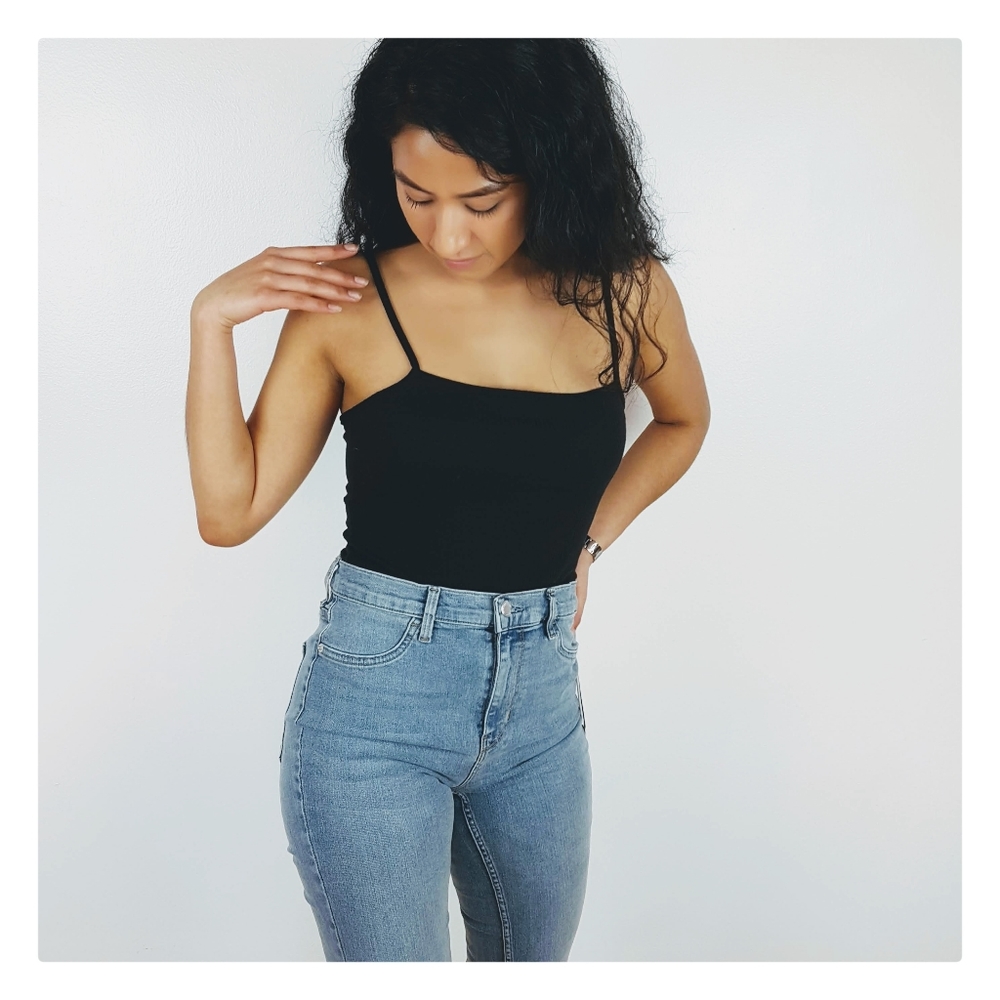 Free People | Long and Lean High-Waisted Jeans - Picture 1 of 7